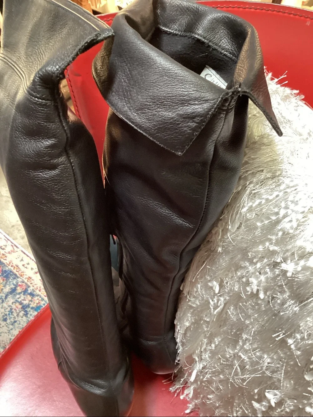 La CANADIENNE Black Over-the-Knee Leather Boots